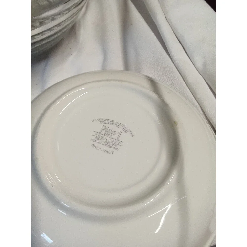Decorative Ceramic Bowl with Peperoncino Design
